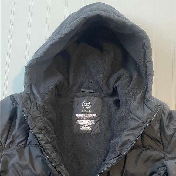 Wonder Nation Black Hooded Puffer Jacket - Picture 4 of 6